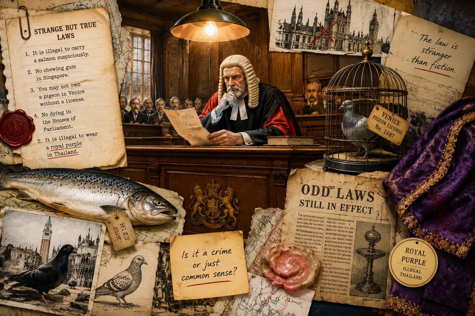 The Weirdest Laws in History, and a Few That Still Exist Today